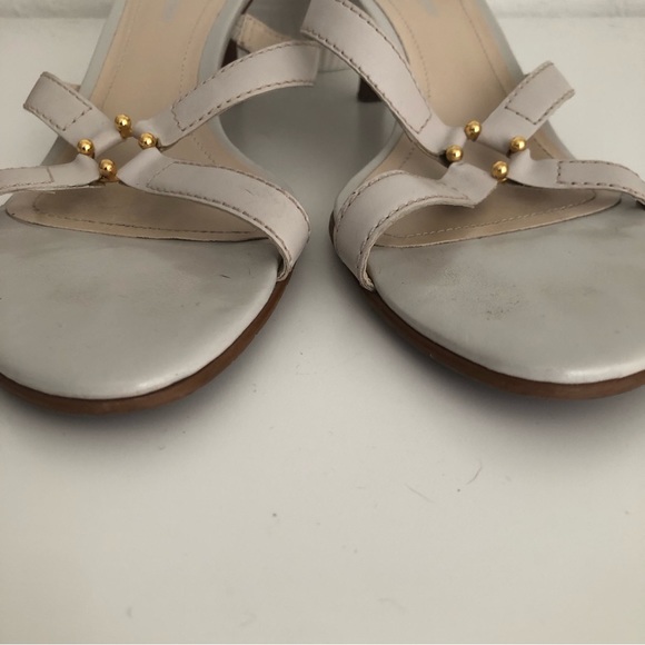 Etienne Aigner E Cross Leather Heels - Picture 8 of 8